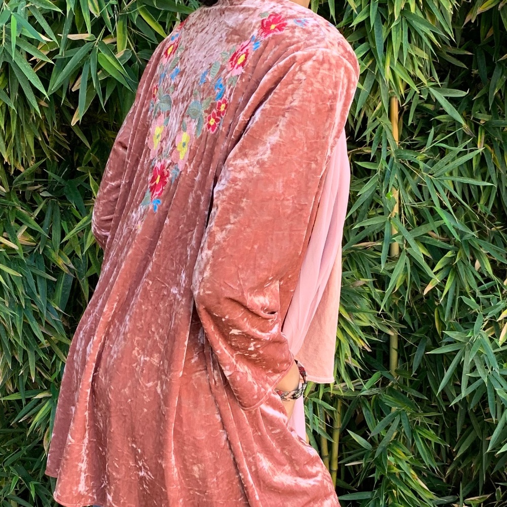 SUPER cute velvet cardigan